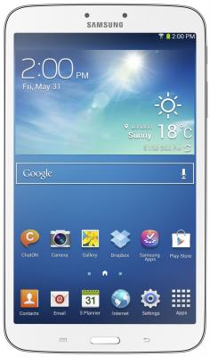 Планшет Samsung Galaxy Tab 3 8.0 16GB 3G White SM-T311 (SM-T3110ZWASER) - фронтальный вид