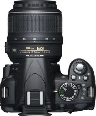 Зеркальный фотоаппарат Nikon D3100 Double Kit (18-55mm VR + 35mm f/1.8G) - вид сверху