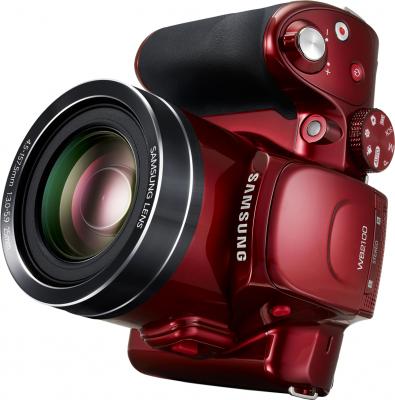 Компактный фотоаппарат Samsung WB2100 (EC-WB2100BPRRU Red) - общий вид