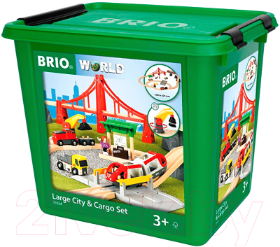 Железная дорога игрушечная Brio В городе 33924