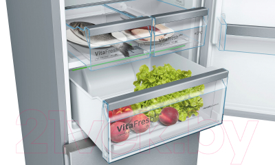 Холодильник с морозильником Bosch KGN39AI2AR