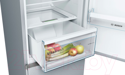 Холодильник с морозильником Bosch KGN39VI21R