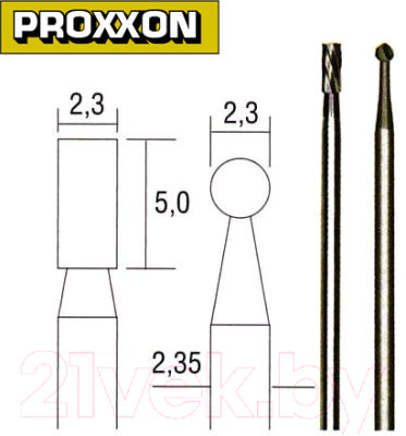 Набор насадок для гравера Proxxon 28750