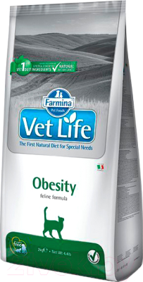 Сухой корм для кошек Farmina Vet Life Obesity (5кг)