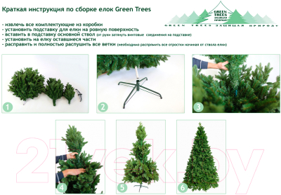 Ель искусственная Green Trees Грацио Премиум с ягодами (1.8м)