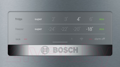 Холодильник с морозильником Bosch KGN39VL21R