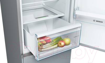 Холодильник с морозильником Bosch KGN39VL2AR