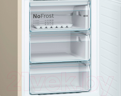 Холодильник с морозильником Bosch KGN39XK3AR