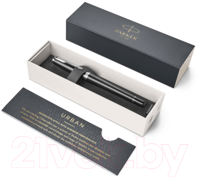 Ручка-роллер имиджевая Parker Urban 2016 Premium Ebony Metal CT T312 Fblack 1931614
