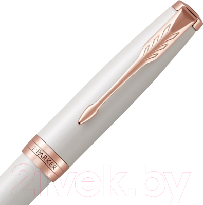 Ручка-роллер имиджевая Parker Sonnet Pearl White Lacquer PGT 1931554