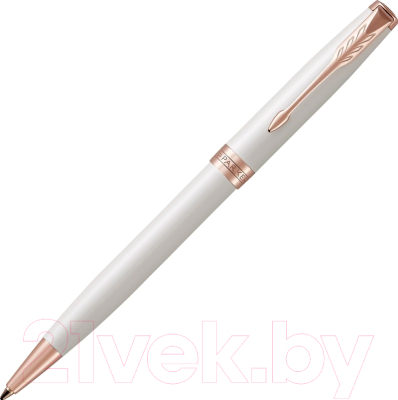 Ручка шариковая имиджевая Parker Sonnet Pearl White Lacquer PGT 1931555