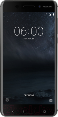 Смартфон Nokia 6 Dual / TA-1021 (черный)