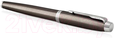 Ручка перьевая имиджевая Parker IM Metal Core Dark Espresso CT 1931650