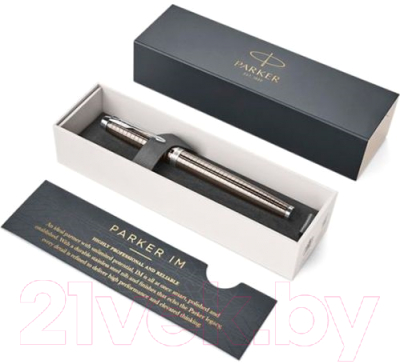 Ручка-роллер имиджевая Parker IM Premium Dark Espresso Ciselled CT 1931682