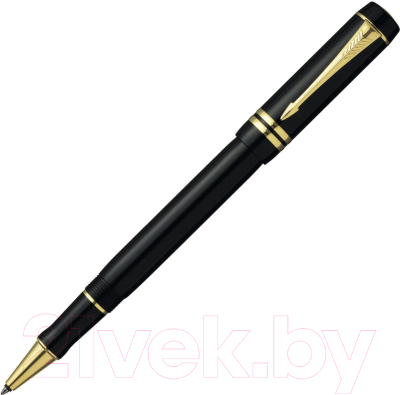 Ручка-роллер имиджевая Parker Duofold T74 Black GT S0690470