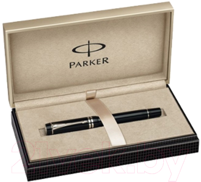 Ручка-роллер имиджевая Parker  Duofold T89 Black PT S0690620