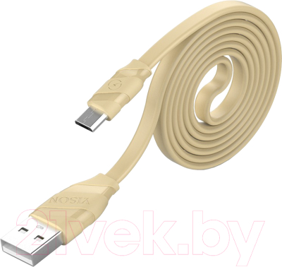 Кабель Yison U31 Micro USB (золото)