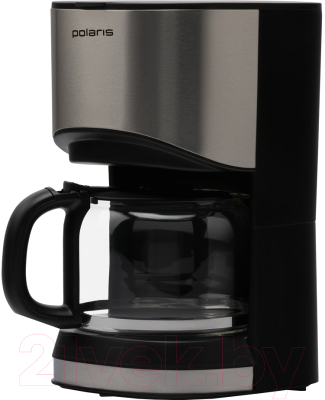 Капельная кофеварка Polaris PCM 1215A (нержавеющая сталь/черный)