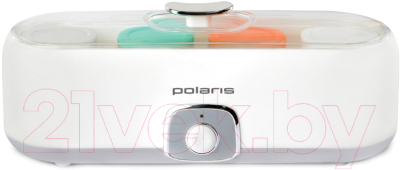 Йогуртница Polaris PYM 0104 (белый/серый)