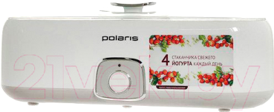 Йогуртница Polaris PYM 0104 (белый/серый)