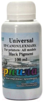 Контейнер с чернилами White Ink Universal HP/Canon/Lexmark Черный пигмент (100мл)