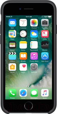 Чехол-накладка Apple Silicone Case для iPhone 7 / MMW82 (черный)
