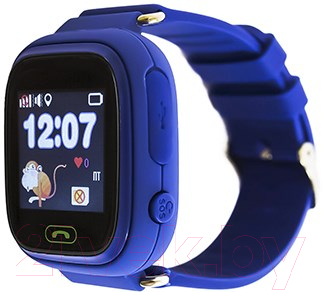 Умные часы детские Smart Baby Watch Q80 (темно-синий)