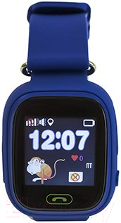 Умные часы детские Smart Baby Watch Q80 (темно-синий)