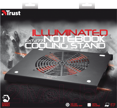 Подставка для ноутбука Trust GXT277 Laptop Cooling Stand / 19142