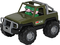 Автомобиль игрушечный Полесье Джип Сафари военный / 49261 - 