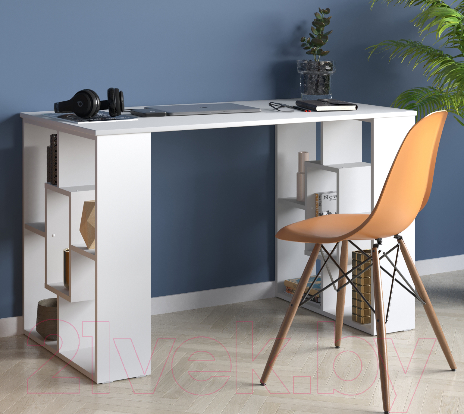 Письменный стол Сокол-Мебель СПМ-15 (белый)