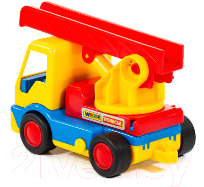 Автомобиль игрушечный Полесье Автомобиль пожарный Базик / 38166 (в коробке)