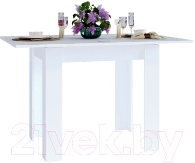 Обеденный стол Сокол-Мебель СО-1 (белый)