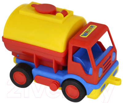Бетоновоз игрушечный Полесье Базик / 38173 (в коробке) - товар по цвету не маркируется