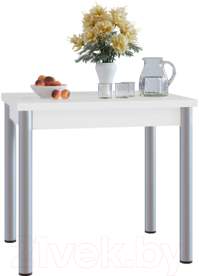 Обеденный стол Сокол-Мебель СО-1м (белый)
