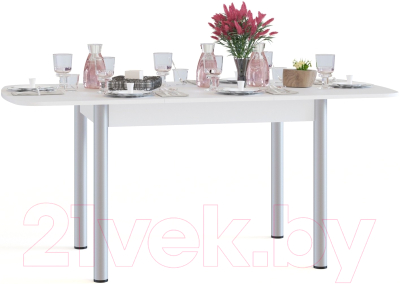 Обеденный стол Сокол-Мебель СО-3м (белый)
