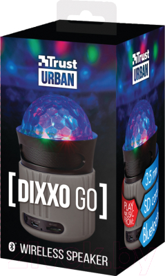 Портативная колонка Trust Urban Dixxo Go (серый)