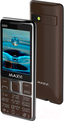 Мобильный телефон Maxvi X600 (кофейный)