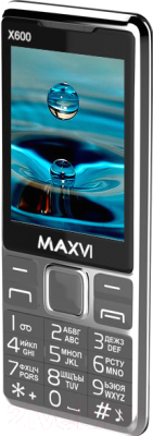 Мобильный телефон Maxvi X600 (серый)