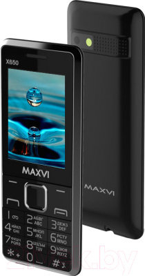 Мобильный телефон Maxvi X650 (черный)