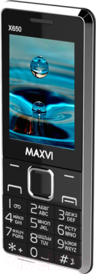 Мобильный телефон Maxvi X650 (серебристый)