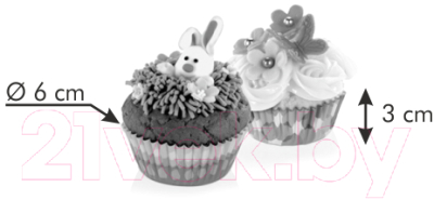 Изображение товара Набор для выпечки Tescoma Delicia 630617 (60шт)