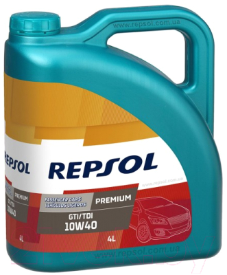 

Моторное масло Repsol, Premium GTI/TDI 10W40 / RP080X54