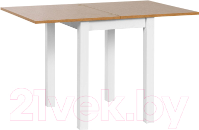 Обеденный стол Atreve Flip-Flop 60x80 (дуб/белый)
