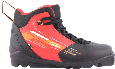 Ботинки для беговых лыж TREK Quest SNS (черный/красный, р-р 33)