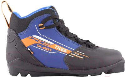 Ботинки для беговых лыж TREK Quest SNS (черный/синий, р-р 35)