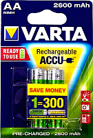 

Комплект аккумуляторов Varta, ACCU R2U AA 2600mAh BLI 2