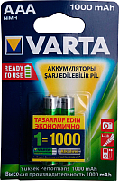 Комплект аккумуляторов Varta ACCU R2U AAA 1000mAh BLI 2 NON-EU TR/CYR - 