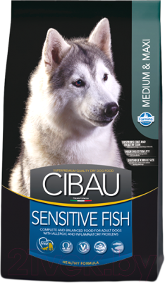 Сухой корм для собак Farmina Cibau Sensitive Fish Medium & Maxi (12кг)