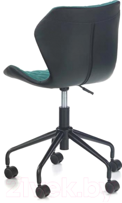 Кресло офисное Halmar Matrix (черный/бирюзовый)